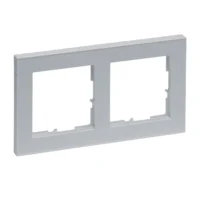 Legrand 765682 SEANO+2-fach Rahmen in der Farbausführung Titanium lackiert