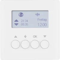 Berker KNX-Funk Jalousieschaltuhr polarweiß samt 85745129