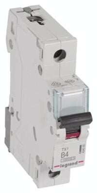 Legrand 404080 TX3 LS-Schalter B 4A 1-polig 10kA 230/400VAC 1TE