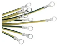Schneider NSYEL226D6 Erdungsband 6qmm L220mm Ösenloch 6,4mm