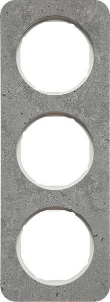Berker Berker Rahmen 3-fach Beton-grau/plw glanz 10132379