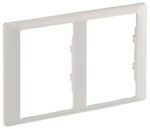 Legrand 754232 Spezielle Abdeckrahmen für Doppelsteckdosen Valena Life mandelw.