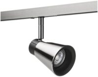 SG LEUCHTEN LED-Schienenstrahler 6W 1LED ZIP ZOOM 003517 si 3000K weiß 375lm GU10