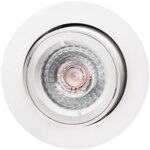 SG LEUCHTEN LED-Einbaustrahler 6,2W dimmbar JUPITER 937911 1LED Edelstahl 3000K weiß 455lm