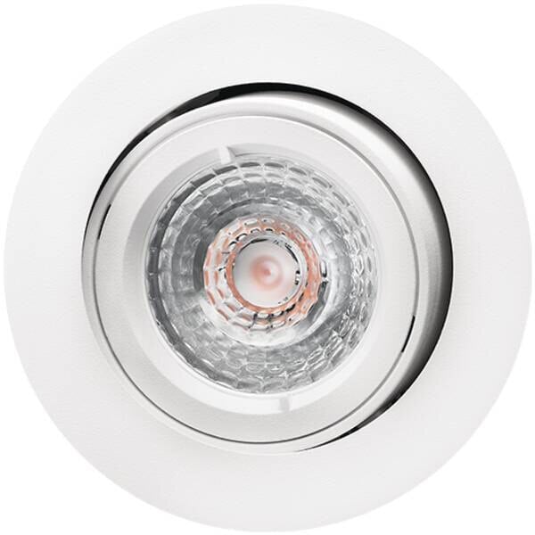 SG LEUCHTEN LED-Einbaustrahler 6,2W dimmbar JUPITER 937911 1LED Edelstahl 3000K weiß 455lm