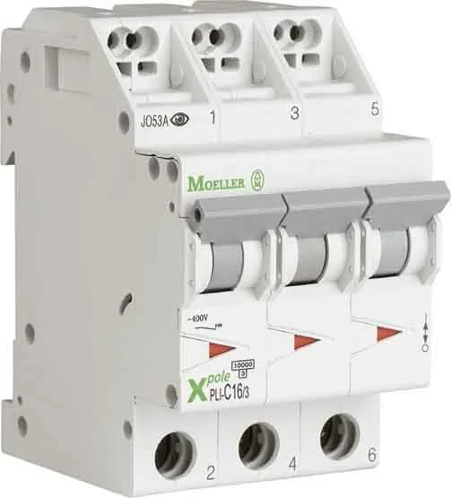 Eaton Eaton (Installation) Leitungsschutzschalter C 6A, 3-polig (Steckklemme) PLI-C6/3