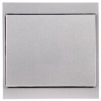 Kopp 621320082 Taster ohne Beleuchtung 10AX 250V Malta silber