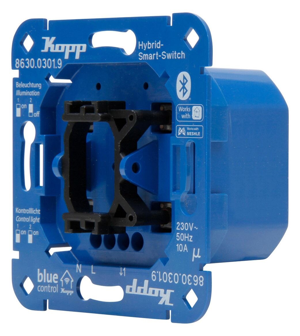 Kopp Kopp 863003019 Blue-control Hybrid-Smart-Switch:Schalter 1- Kanal