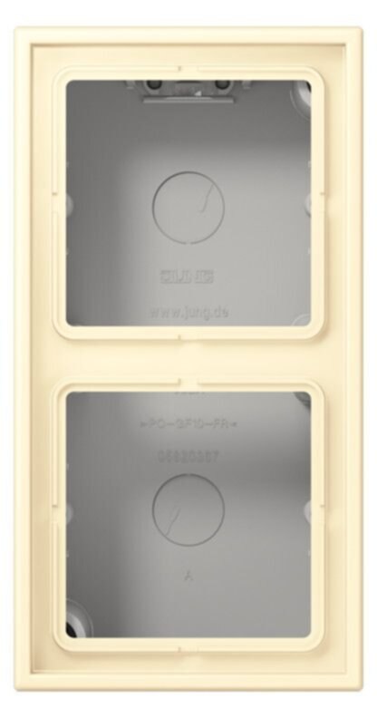 Jung Jung LC 582 A 201 AP-Kappe 2-fach Duroplast lackiert Serie LS blanc (32001)