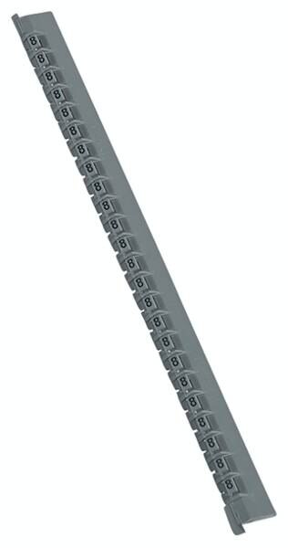 Legrand Legrand 037804 Kennzeichnungssystem Memocab Ziffer:8 grau