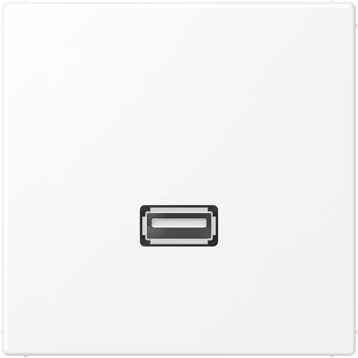 Jung Jung Multimedia-Anschlusssystem schneeweiß matt MA LS 1122 WWM