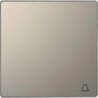 Merten Wippe mit Kennzeichnung Klingel, ni-metallic MEG3305-6050