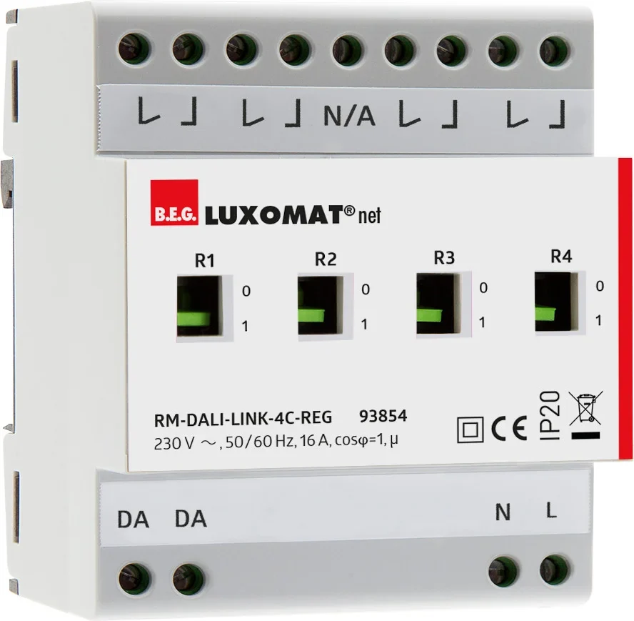 BEG Brück BEG Brück Electronic Relaismodul DALI-LINK RM-DALI-LINK4C-REGws