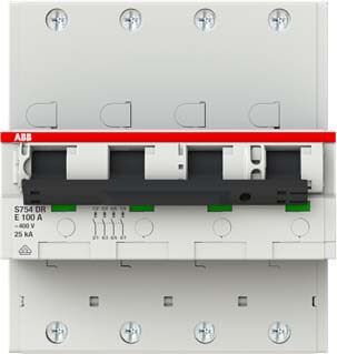 ABB ABB Stotz S&J Hauptlastschalter 25kA,100A,4P S754DR-E100