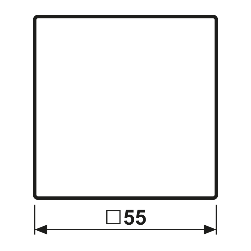 Jung Jung Wippe Symbol TÜR ws für Taster AS 591 T