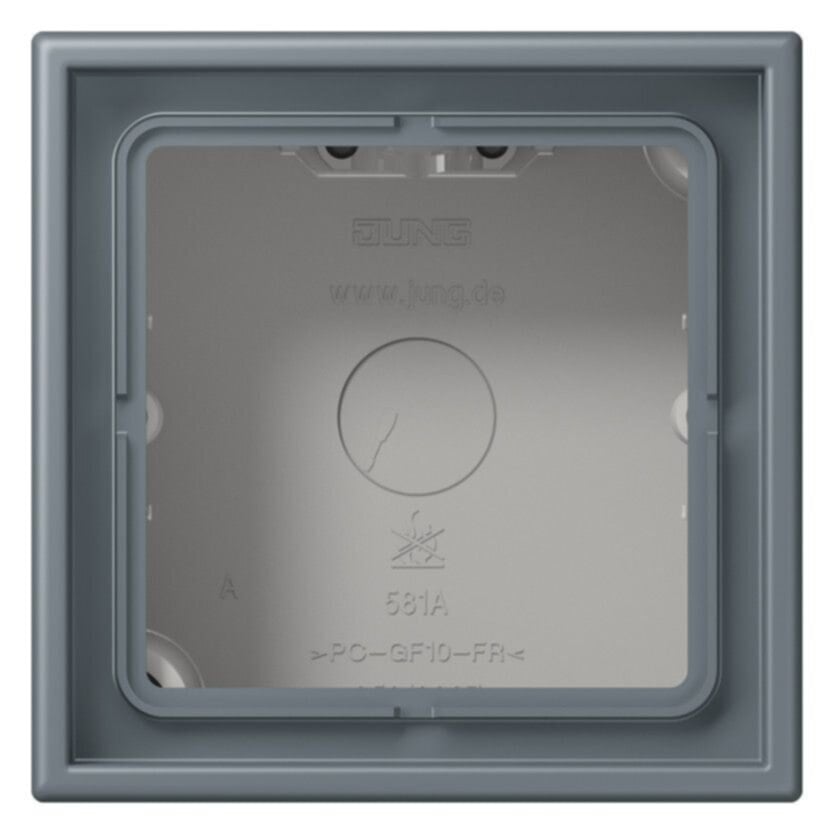 Jung Jung LC 581 A 251 AP-Kappe 1-fach Duroplast lackiert Serie LS gris 59 (4320H)