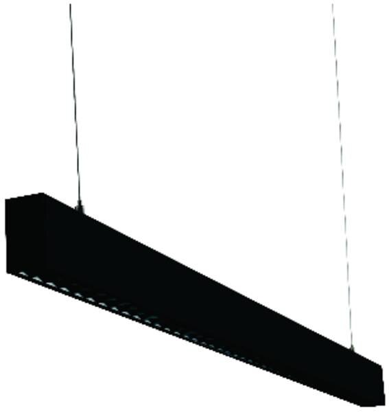 SG Leuchten SG LEUCHTEN LED-Pendelleuchte 1LED 3000K INSPIRE 212087 4140lm Konverter R=matt schwarz sym