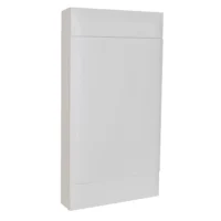 Legrand 135204 AP-Verteiler mit Kunststofftür weiß 4x12M Praktibox S