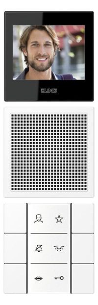 Jung SI VI LS 627 WWM Siedle In-Home-Bus Video-Innenstation 2,7 Serie LS