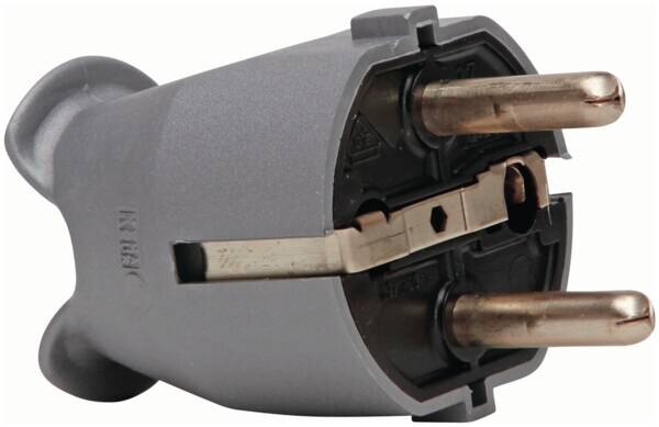 Kopp Kopp 175720002 Stecker m.2 Schutzsysteme silber