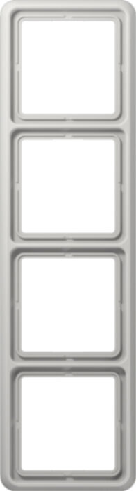 Jung CD584LG Rahmen 4fach lichtgrau