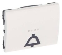 Legrand 771012 Wippe mit fühlbarem Piktogramm Glocke Galea ultraweiß