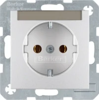 Berker Schuko-Steckdosealu 47501404