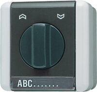 Jung Jalousie-Drehschalter 10AX 250V 1-polig 834.10 W