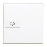 Legrand BTicino N4916M2D LivingLight Symbolwippe 2M Axial GLOCKE Weiß