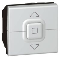 Legrand 079226 Jalousieschalter 2M Mosaic Aluminium