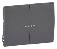 Legrand 771279 Wippe mit eingesetztem Fenster dark bronze