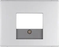 Berker Zentralstück aluminium mit TAE-Ausschnitt 10357003