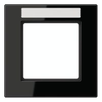 Jung AC581BFNASW Rahmen 1fach Schriftfeld bruchs. A creation schwarz