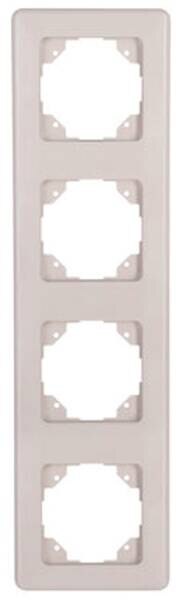 Kopp Kopp 303401074 Abdeckrahmen 4-fach EUR crem