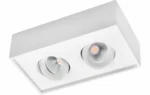 SG LEUCHTEN LED-Deckenanbauleuchte 14W Cube Lux 902549 3000K 1120lm weiß Konverter