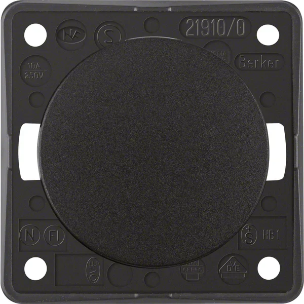Berker Berker Wipptaster schwarz glänzend 936712510