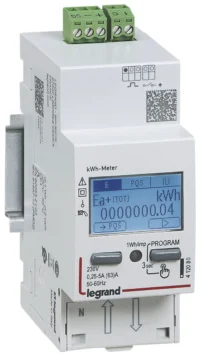 Legrand 412082 Energiezähler EMDX³ MID 63A 1-phasig Direkt Impulsausgang 2TE