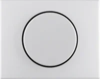 Berker Zentralstück aluminium für Drehdimmer 11357003
