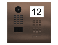 DoorBird D2101IKH IP Video Türsprechanlage – Bronze-Optik (PVD)