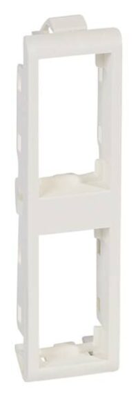 Legrand 080292 Tragring Panel 2x1-modulig Mosaic ultaweiß
