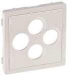 Legrand 754811 Abdeckung für TV-R-SAT-SAT Einsatz Valena Life mandelweiß
