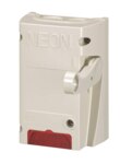Legrand 038050 Feuerwehrschalter IP65 IK08 2-polig mit Signal LED 143x100x65mm