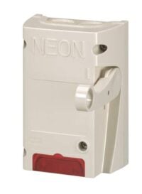 Legrand 038050 Feuerwehrschalter IP65 IK08 2-polig mit Signal LED 143x100x65mm