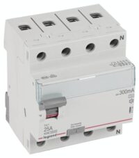 Legrand 411784 TX3 Fi-Schalter 25A 4-polig 300mA Typ A 400VAC 4TE