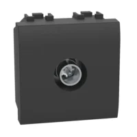 BTicino L4202M2DN LivingLight TV-Dose für Einzelanschluss 1M Anthrazit