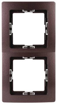 Kopp 308526064 Abdeckrahmen 2-fach PAR pali