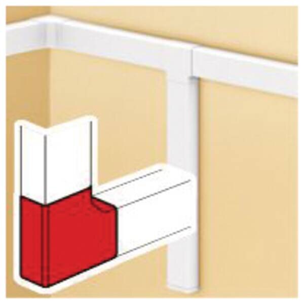 Legrand Legrand 637313 Flachwinkel für DLP 40/60 Reinweiß