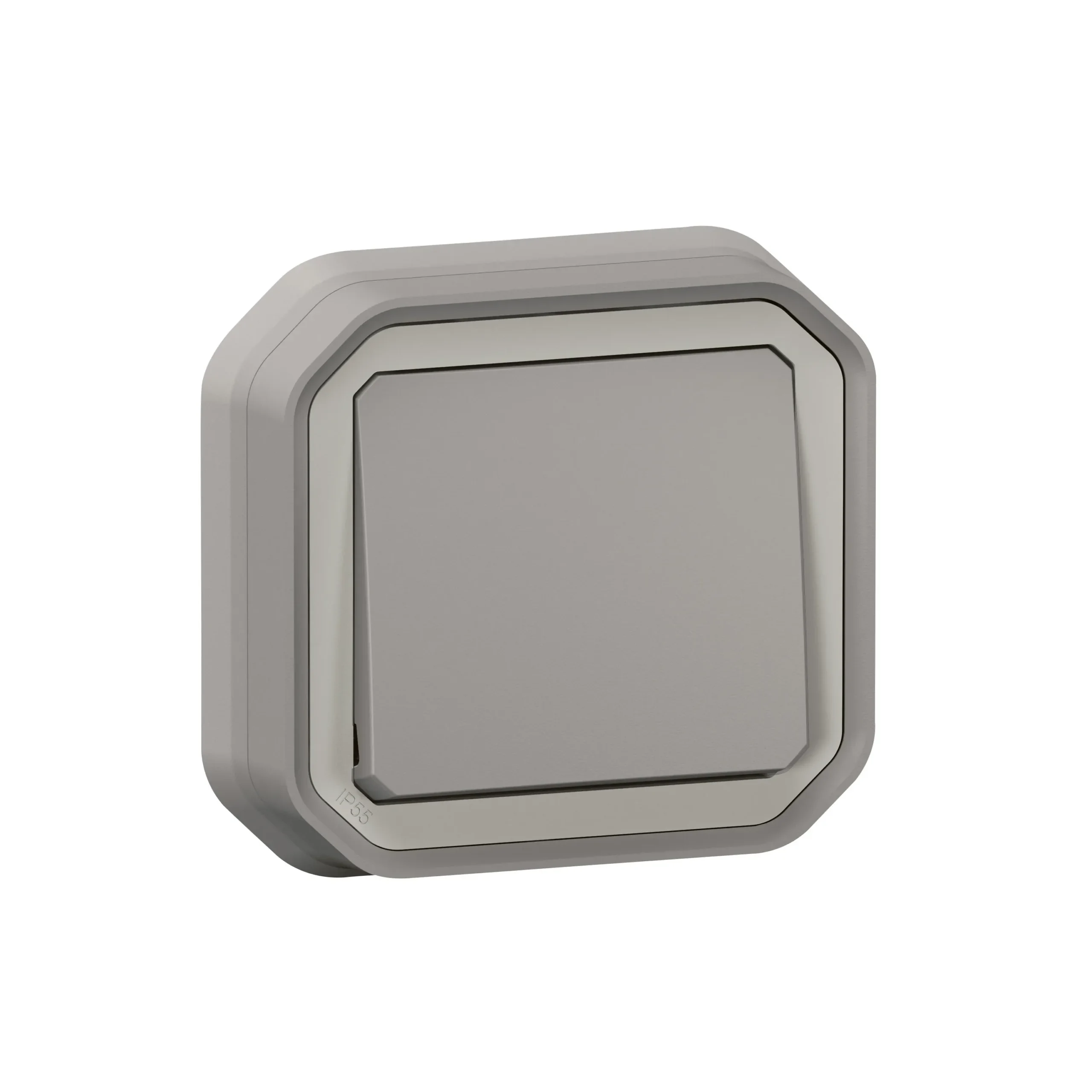 Legrand Legrand 069820L Plexo New FRUP Taster 10 A Steckklemme(SL) IK 08 Grau