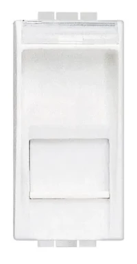 BTicino N4279C6 LivingLight Datendose RJ45 ungesch. Kategorie6 UTP werkzeuglos Weiß