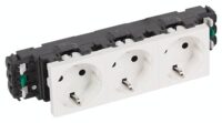 Legrand 077563 Steckdose 3-fach 6M weiß RAL9010